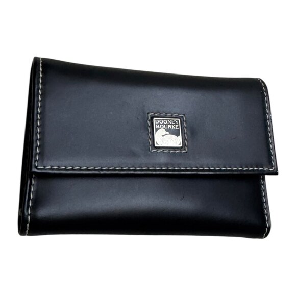 Dooney & Bourke Black Leather Wallet - Picture 1 of 6